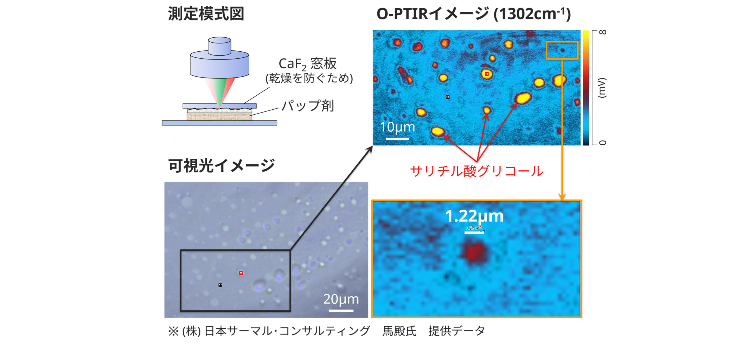 薬効成分の分散状態